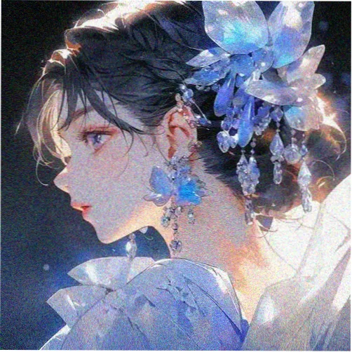黑衬衫眼镜 通勤动漫头像